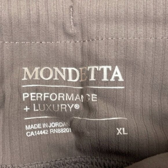 High-Rise Ribbed Biker Shorts Recycled Nylon XL Moisture-Wicking d0529 - Picture 4 of 6